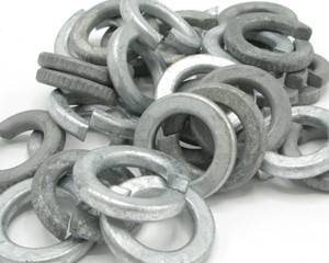 3/4" Zinc Plated Steel Split Lock Washer, 50pc