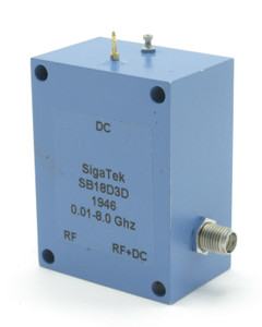 Sigatek SB18D3D High Power Bias Tee, 10 Watts, 8 Ghz Sigatek SB18D3D High Power Bias Tee, 10 Watts, 8 Ghz