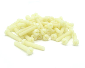 M6 x 30mm Phillips Pan Head Machine Nylon Screws, 50pc