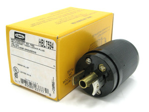 Hubbell HBL7594 Midget Twist-Lock Male Plug, 3 Wire