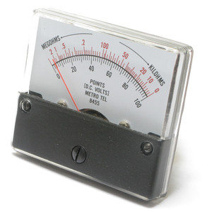 Vintage Metro Tel 8455 Replacement Meter