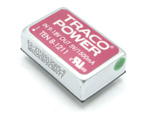 Traco Power TEN 8-1211 DC/DC Converter Module, 7.5W Traco Power TEN 8-1211 DC/DC Converter Module, 7.5W