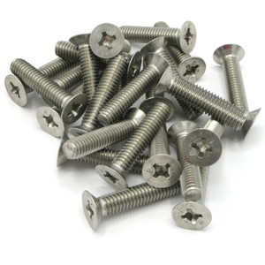 Stainless Steel Screw, 5/16-18 x 1-1/2" Phillips Countersunk Flat Head, 25pcs Stainless Steel Screw, 5/16-18 x 1-1/2" Phillips Countersunk Flat Head, 25pcs