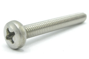 M4 x 30mm Phillips Pan Head Machine Screws, Stainless Steel, 115pc