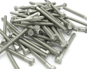 M5 x 55mm Plain Hex Bolts, Stainless Steel, 25pc