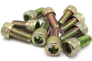 M12 x 25mm Zinc Plated Socket Caphead Screw, Class 12.9, 10pc M12 x 25mm Zinc Plated Socket Caphead Screw, Class 12.9, 10pc