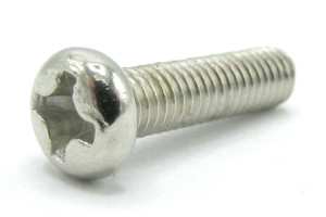 M3 x 12mm Phillips Pan Head Machine Screw, 100pc