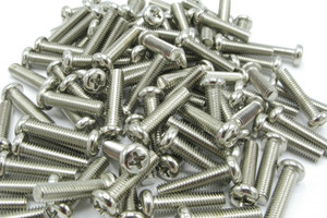 M5 x 20mm Phillips Pan Head Machine Screws, 100pc M5 x 20mm Phillips Pan Head Machine Screws, 100pc