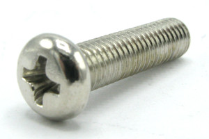 M5 x 20mm Phillips Pan Head Machine Screws, 100pc