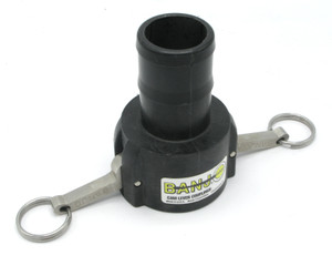 Banjo 200C Polypropylene Type C Female Coupler, 2in x 2in