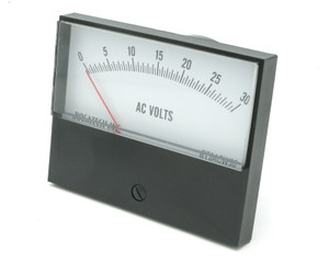 BocaTech Inc. BT3ACW30 Panel Meter, 0 - 30 AC Volt Meter