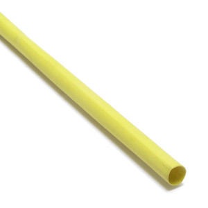3/16 Inch x 4 Foot Heat Shrink Tubing, Yellow