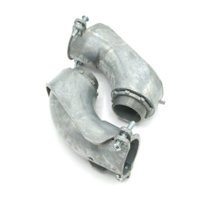 Flexible Metal Connectors 90-Degree Conduit Connector, 1-1/2"