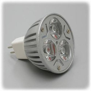 High Power LED MR-16 Bulb 12 Volt DC - Red
