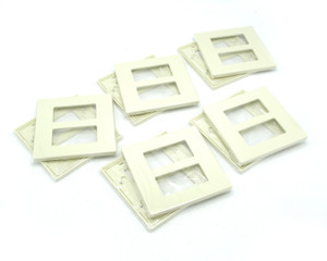 Legrand SL262-LA Decorator Openings, Two Gang, Light Almond, 10pk Legrand SL262-LA Decorator Openings, Two Gang, Light Almond, 10pk
