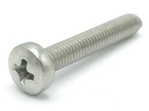 M3-0.5 x 18mm Stainless Steel Phillips Pan Head Machine Screw, 85pcs