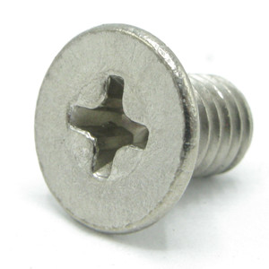 M5-0.8 x 8mm Stainless Steel Flat Head Machine Screws, 100pcs