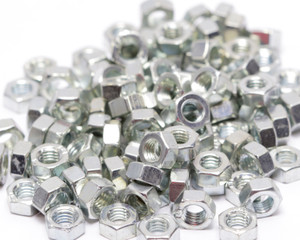 M5 x 5mm Metric Steel Hex Nut, 50 Piece Lot