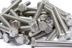 M6 x 45mm Stainless Steel Hex Bolts, 25 Piece Lot