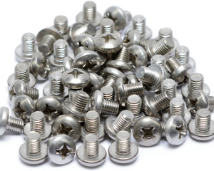 1/4"-28 x 1/4" Stainless Steel Phillips Pan Head Screws, 30pc Lot