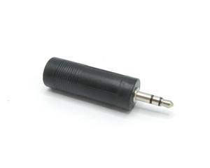 1/4" Stereo Female to 3.5mm Stereo Male Adapter 1/4" Stereo Female to 3.5mm Stereo Male Adapter