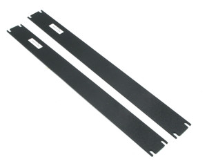1U Blank Aluminum Rack Panel, 2pcs