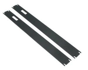 1U Blank Aluminum Rack Panel, 2pcs