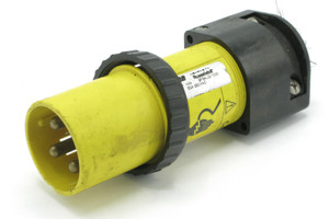 Russellstoll 9P54U2T 3P4W 3-Phase 250VAC 50A Male Pin & Sleeve Plug