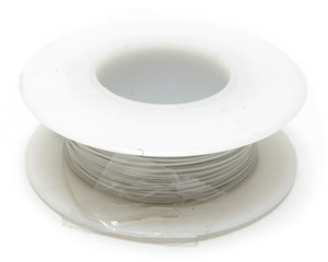 Kynar Wire Wrap Wire, 30AWG, 100ft Gray