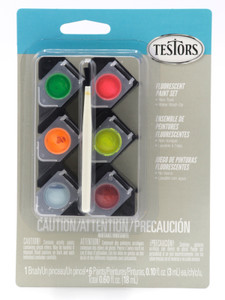 Testors 281225, Fluorescent Acrylic Paint Pod Set, 6-Color Testors 281225, Fluorescent Acrylic Paint Pod Set, 6-Color