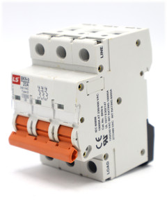 LSIS BKN-b 240VAC 20 Amp 3-Pole DIN Mount Mini Circuit Breaker