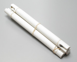 Ceramic Guy Wire Strain Insulators, 12" x 1", 3pcs Ceramic Guy Wire Strain Insulators, 12" x 1", 3pcs