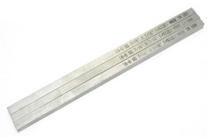 18-8 Stainless Steel Keystock, 7/16" x 7/16" x 12", 3pc Lot 18-8 Stainless Steel Keystock, 7/16" x 7/16" x 12", 3pc Lot