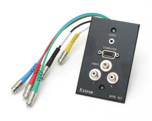 Extron WPB107 1-Gang Wallplate w/VGA,Stereo Audio & Composite (12pc) Extron WPB107 1-Gang Wallplate w/VGA,Stereo Audio & Composite (12pc)