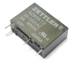 Zettler AZ939-12 Solid State Relay, 250VAC 30VDC 3 Amp, SPST, 12VDC Coil, 50pcs Zettler AZ939-12 Solid State Relay, 250VAC 30VDC 3 Amp, SPST, 12VDC Coil, 50pcs