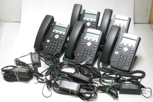 Polycom SoundPoint IP 321 VoiP Telephone w/Power Supply, 5pcs