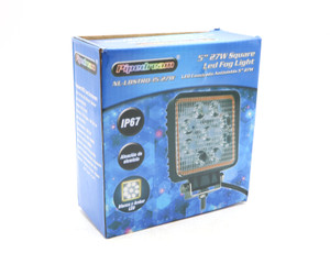 Installation Solution NL-LBSTRQ-15-27W Square LED Fog Flood Light, 5"