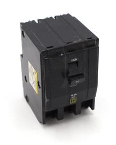 Square D QOB370 120/240VAC, 70 Amp, 3-Pole Mini Circuit Breaker Square D QOB370 120/240VAC, 70 Amp, 3-Pole Mini Circuit Breaker