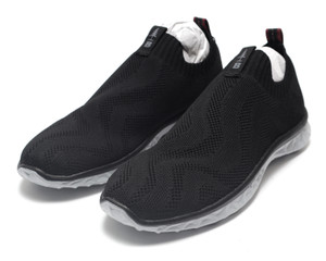 Bass Outdoors Women's Hex Knit Pull-On Sneaker, Black, 8.5