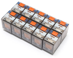 SCHRACK PT371024 Miniature Relay, 24VDC, 10pk SCHRACK PT371024 Miniature Relay, 24VDC, 10pk