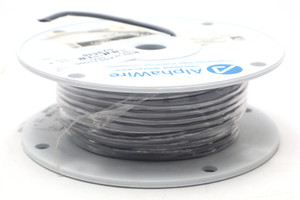 Alpha Wire 1172L, 22/2 Communication and Control Cable, Gray, 100 Feet