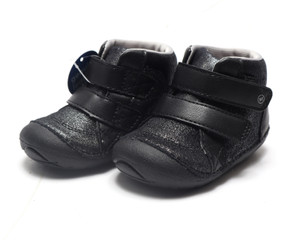 Stride Rite Baby Soft Motion Martin, Black Iridescent, 5M