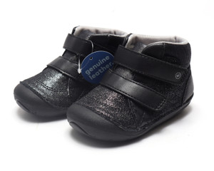 Stride Rite Baby Soft Motion Martin, Black Iridescent, 6W Stride Rite Baby Soft Motion Martin, Black Iridescent, 6W