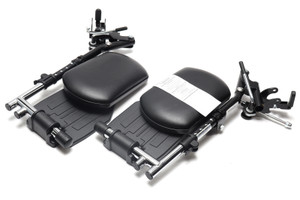 Invacare T94HAP Swing-Away Elevating Legrests w/Calf Pads & Footplates, pair Invacare T94HAP Swing-Away Elevating Legrests w/Calf Pads & Footplates, pair