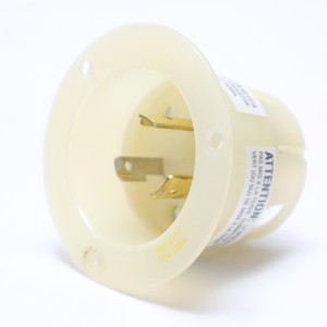 Hubbell HBL2315 L5-20P 20Amp Flanged Locking Inlet