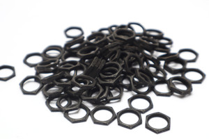 15/32-32 Switch Nuts, Black, 50pcs 15/32-32 Switch Nuts, Black, 50pcs