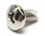 10-24 X 3/8" Stainless Steel Phillips Thread Cutting Screws, 100pcs
