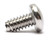 10-24 X 3/8" Stainless Steel Phillips Thread Cutting Screws, 100pcs
