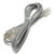 Hospital Grade IEC Power Cord, 16/3 SJT, 8 Foot