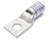 Burndy YAV38L-TC12-FX Square Ring Terminal, Non-Insulated, 4/0 AWG, 1/2" Ring